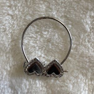 Silver charm holder pendant